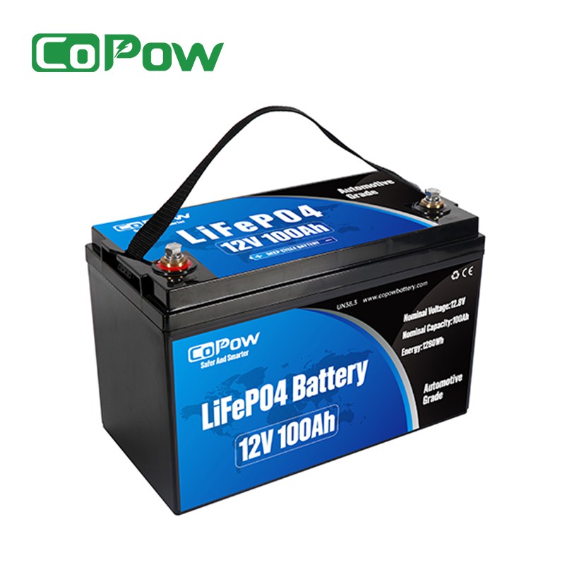 12v 100ah lithium batteri til RV